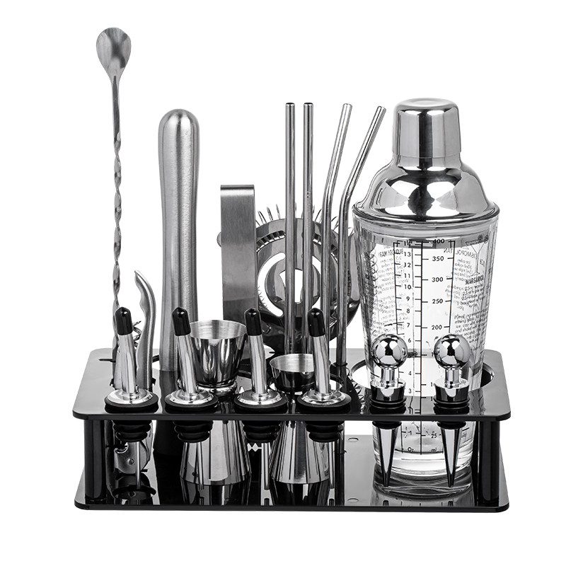 304不锈钢调酒器玻璃雪克杯手摇壶鸡尾酒吧调酒工具套装shake摇杯,淘宝优惠券,粉丝福利购,淘宝优惠卷