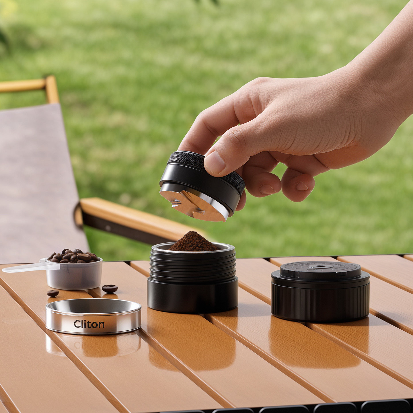 Cliton意式咖啡机套装便携式咖啡机胶囊萃取小巧组合小型家用户外,淘宝优惠券,粉丝福利购,淘宝优惠卷