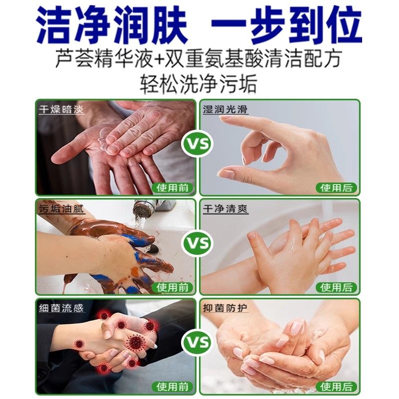 【整箱10瓶】芦荟清香型抑菌洗手液饭店酒店专用保湿除菌补充装,淘宝优惠券,粉丝福利购,淘宝优惠卷