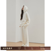 Pay Wise Nurban One Clan Washable and fine Beauty Nowool Lianhood knitted blouse Casual Pants Suit Woman