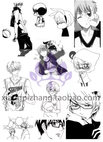 A4 лазерная печать милая резиновая глава скульптура материал резиновый кирпичный гравюр Diy рисунок милые анимационные карикатуры рисунки