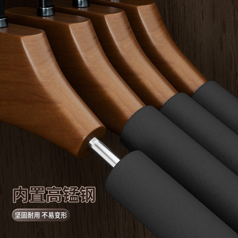 防滑无痕海绵衣架衣柜收纳毛衣真丝挂家用加粗挂衣防肩角实木衣撑,淘宝优惠券,粉丝福利购,淘宝优惠卷