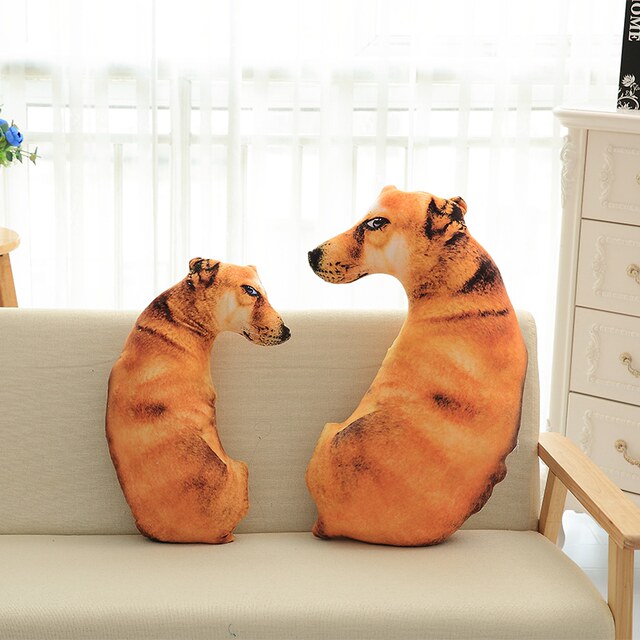 Simulation ຫມາສາວນອນ pillow funny ຫ້ອງດໍາລົງຊີວິດຫ້ອງການລົດ sofa ຫ້ອງນອນ bay window cushion bedside