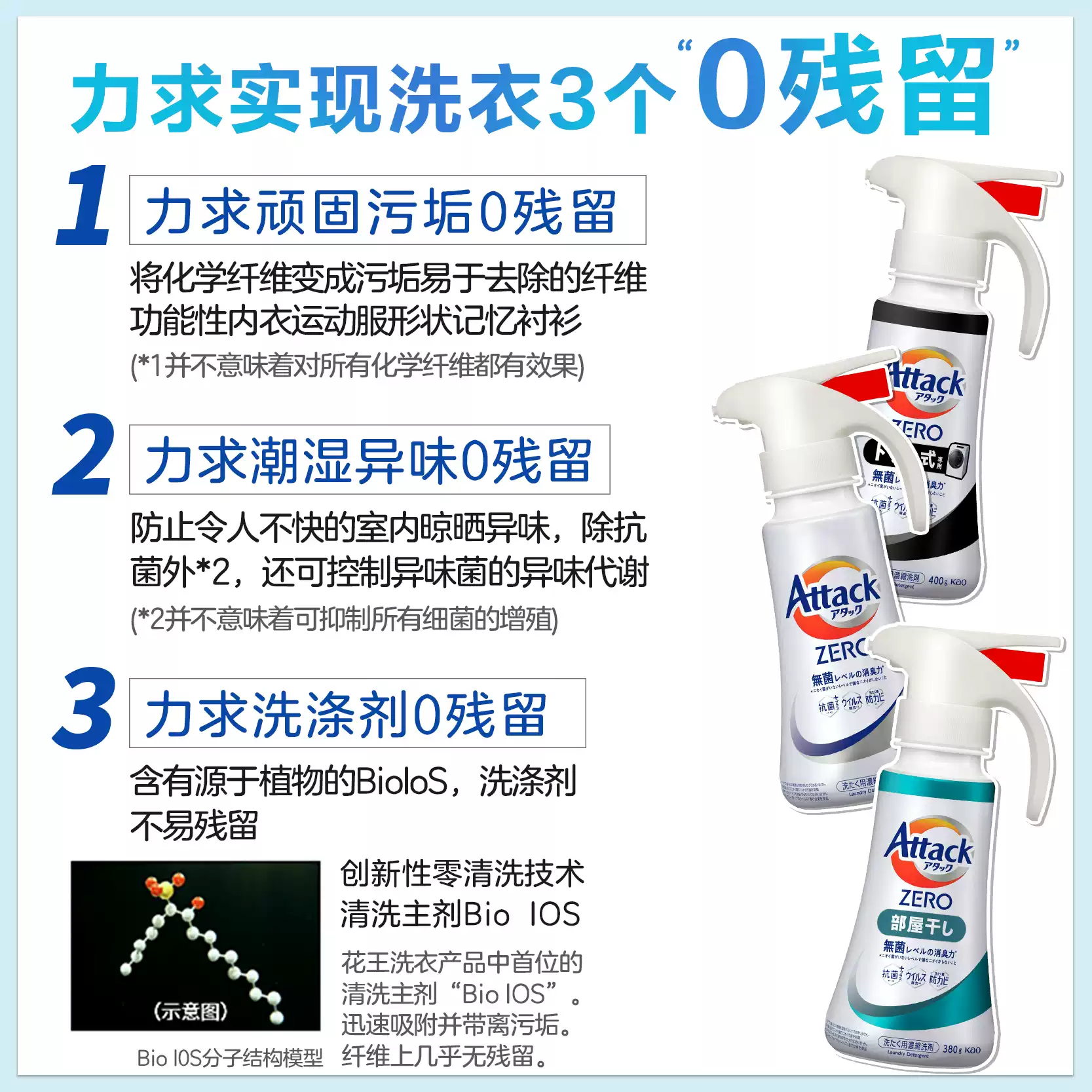 日本花王attack zero按压瓶洗衣液新升级深层去污消臭浓缩洗衣液,淘宝优惠券,粉丝福利购,淘宝优惠卷