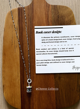 奶酪cheese 原创旋转木马珐琅彩项链  少女感韩系锁骨链 夏日清新
