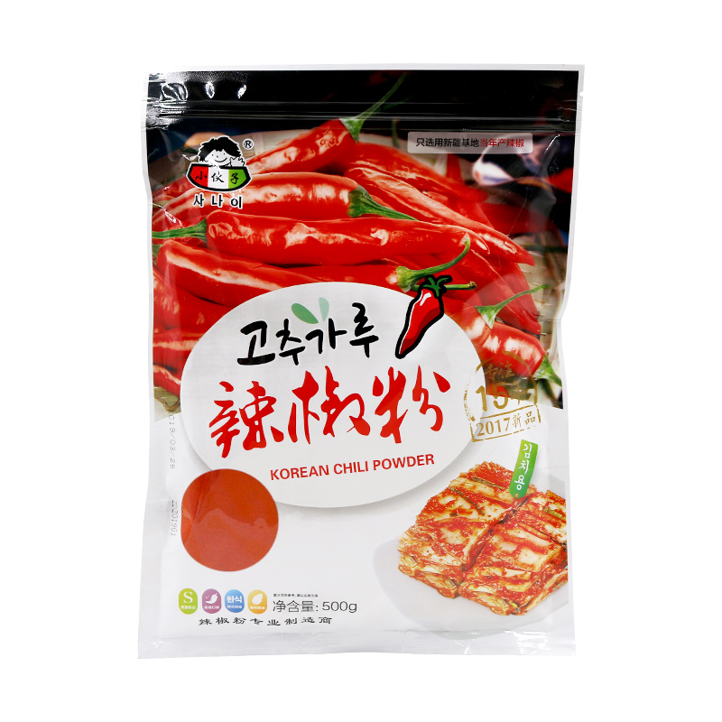 小伙子辣椒粉细500g韩国风味韩式料理泡菜用辣椒碎面辣白菜香微辣 - 图3