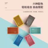 Supbro Macaron Color Box Led Light Light Shool стена AJ кроссовок для хранения штуки общежития обувь артефакт хранения обуви