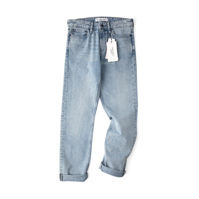 calvin klein宽松直筒男士牛仔裤 wango海外牛仔裤