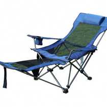 Outdoor Folding Deck Chair Dual-use afternoon bed Home Outdoor Camping Casual Beach Stool Portable Backrest Phishing o