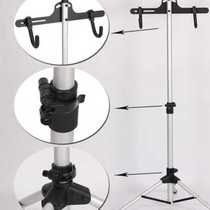 High-end Highway Self-Rack Telescopic Bike Trailer Maintenance Rack Show Stop Triangle Vertical Shelf Frame High And Low Luxury