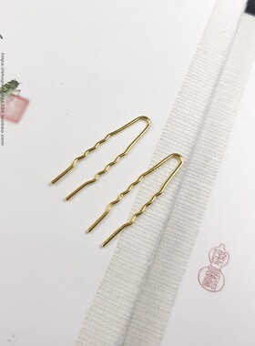 古风发簪小仙女铜质步摇