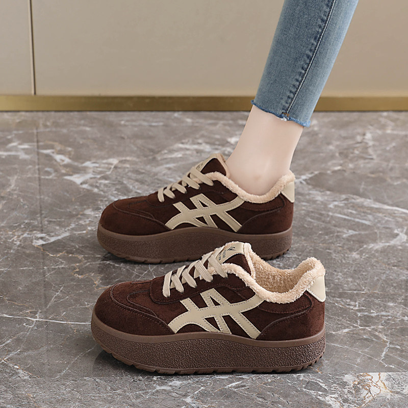 加绒女鞋冬季复古板鞋2025新款运动休闲鞋女加厚棉鞋外穿保暖爆款,淘宝优惠券,粉丝福利购,淘宝优惠卷
