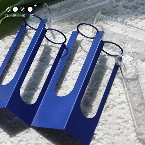 Dodo Cave Home Creative Flower полка Klein Blue Art Swing Putch, легкая роскошная вставка цветочная подставка может двигаться