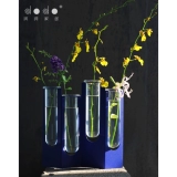 Dodo Cave Home Creative Flower полка Klein Blue Art Swing Putch, легкая роскошная вставка цветочная подставка может двигаться