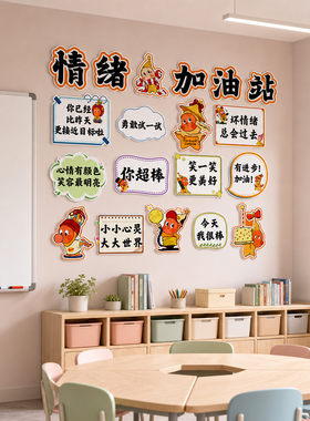 【心理咨询室情绪加油站】墙贴