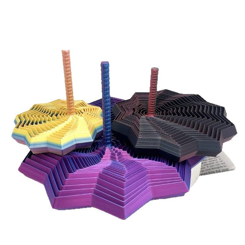 3D打印视错觉折叠儿童益智玩具多边形萝卜塔解压螺旋立体设计玩具,淘宝优惠券,粉丝福利购,淘宝优惠卷