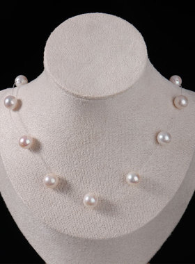 【流云府】露思同款淡水无核满天星项链珍珠项链纯银扣头新款颈饰