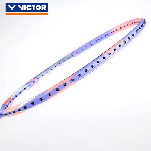 VICTOR胜利威克多樱花刀羽毛球拍碳素纤维速度极速JS-12F超轻女拍 - 图1