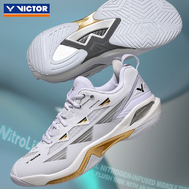 Victor victory badminton shoes Victor men's and women's professional sports breathable shock-absorbing star same style C90NLite