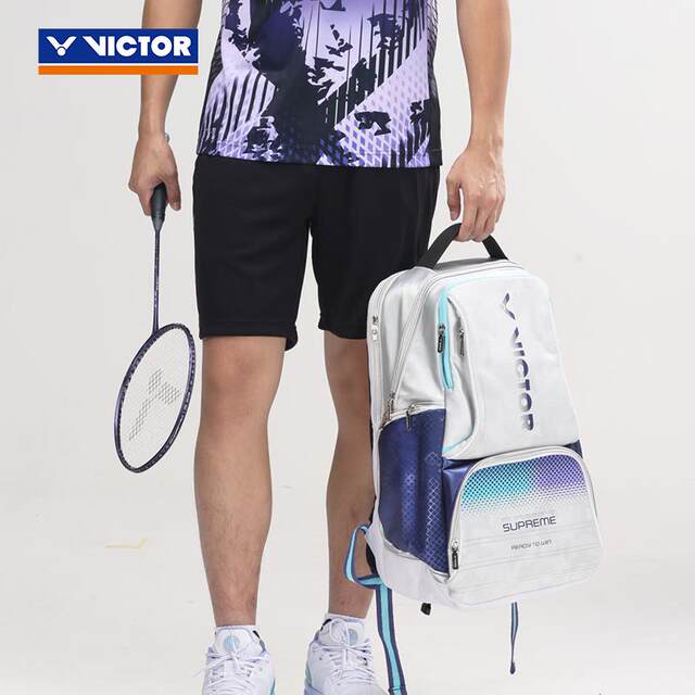 Victor Victory Badminton Bag Large Capacity Men's and Women's Backpack Bag Period Series Bag BR9015