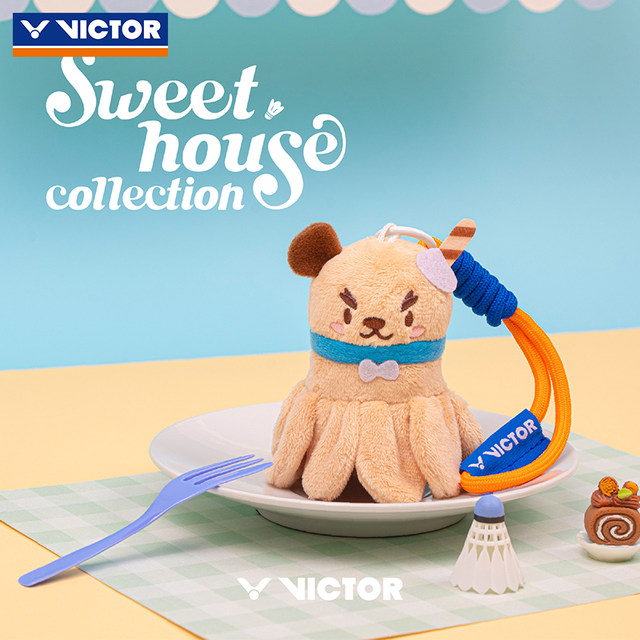 Victor Victory 2025 Dessert Cute Feather Series Cute Backpack Pendant Accessories Doll PG6027