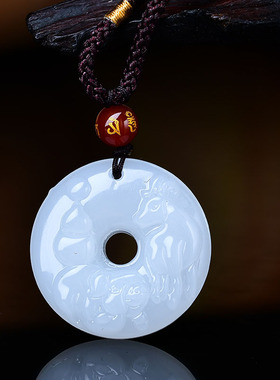 淘运开阁喜柿连猪吉祥宏吊坠属虎2026年和田玉男女生肖虎吉祥佩戴