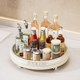 Multifunctional rotating spice storage rack kitchen countertop