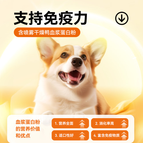力狼狗粮1-6月幼犬专用泰迪金毛拉布拉多柯基比熊奶糕通用型3斤装 - 图2