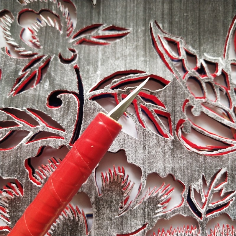 手工剪纸刻刀专业刻纸雕刻刀锋利耐磨精细打磨阴阳刻配合传统蜡盘,淘宝优惠券,粉丝福利购,淘宝优惠卷