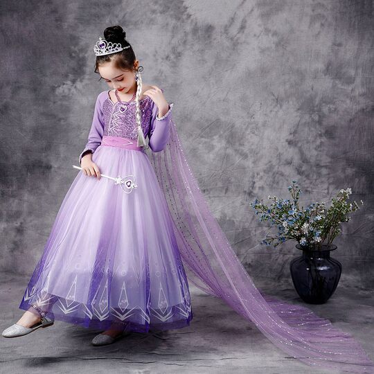 Halloween Children's Frozen Elsa Princess Dress