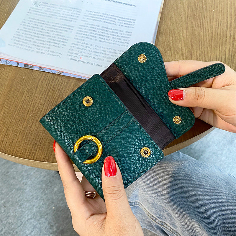 搭扣信用卡夹多卡位卡片包 莹婉卡包