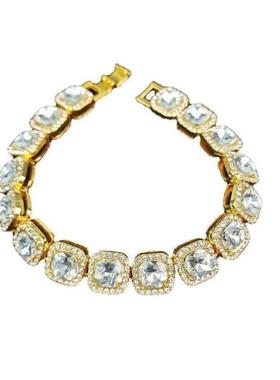 men necklace Y2K hip hop best hiphop square candy full gold