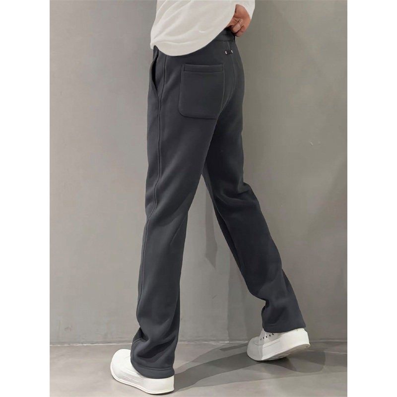 PXARA/潮牌老钱风弯刀休闲裤男秋冬季潮流加绒男裤宽松百搭直筒裤,淘宝优惠券,粉丝福利购,淘宝优惠卷