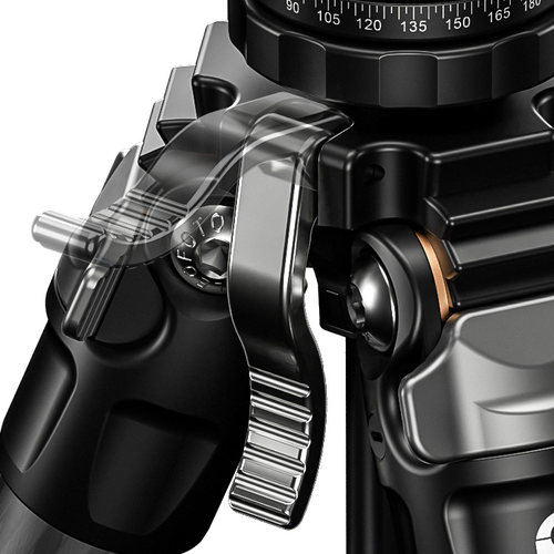【很氢】leofoto/徕图 氢气ZERO幻彩系列便携碳纤维单反相机摄影摄像三脚架LY-224C双全景云台带中轴紧凑支架 - 图1