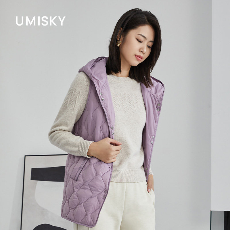 umisky优美世界专柜同款冬季纹理闪片圆领套头针织毛衫SK4W3234,淘宝优惠券,粉丝福利购,淘宝优惠卷