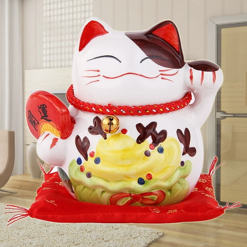 Керамика Fortune Кот кот крыльцо маленькое суб -шкавинг сберегатель