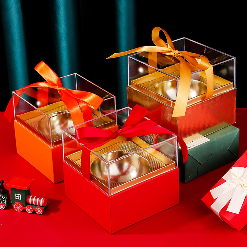 2023圣诞节礼物平安夜苹果礼盒空盒平安果包装盒盒子高级感小礼品