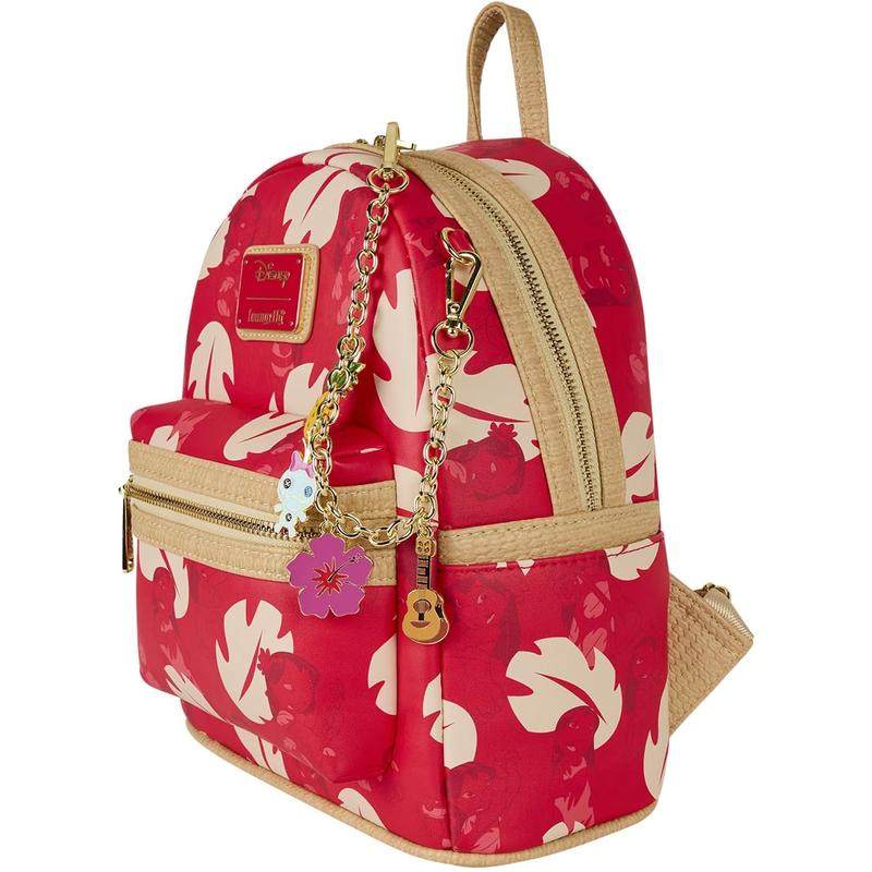 代购Loungefly女士迪士尼迷你双肩包前袋拉链设计可调节肩带,淘宝优惠券,粉丝福利购,淘宝优惠卷
