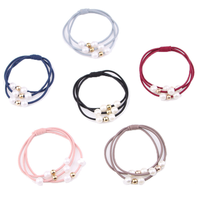 橡皮筋女扎头高级感头绳2025新款高端女士皮套发圈高弹力珍珠发绳,淘宝优惠券,粉丝福利购,淘宝优惠卷