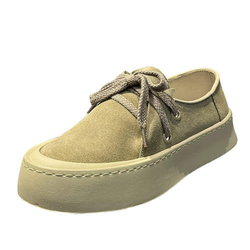 2025新款男款鞋乐福鞋休闲鞋板鞋男士帆布鞋潮流鞋子厚底增高真皮 - 图3