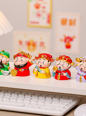 摆件桌面钟馗蕊杰树脂可爱