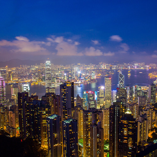 香港旅游纯玩维多利亚港游船香港一日游太平山顶港珠澳大桥跟团游-图0