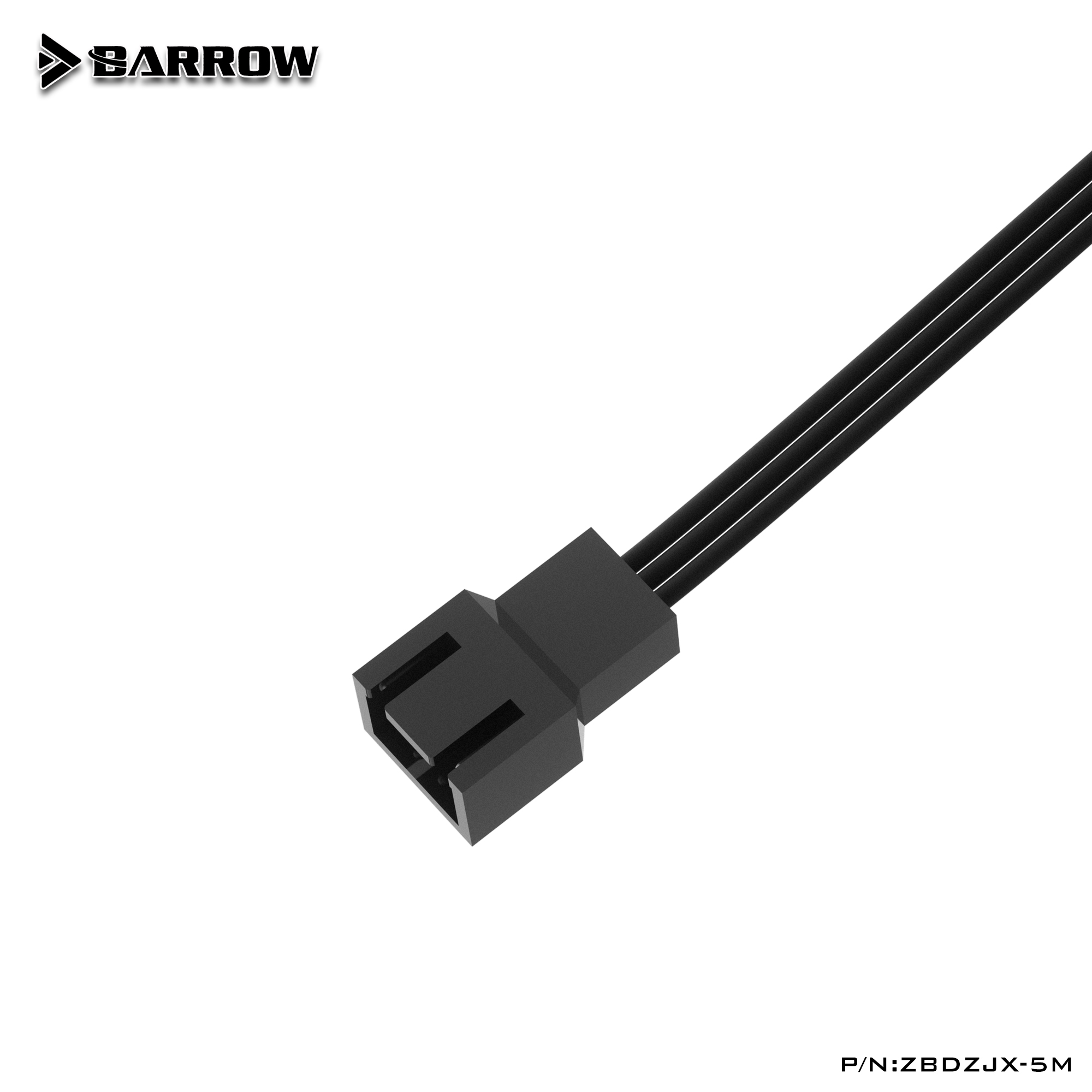 Barrow 5V 极光 RGB主板灯控扩展转接线 神光同步 ZBDZJX-5M - 图1