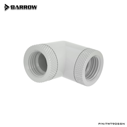 Barrow G4/1 黑/亮银 90度双内牙双旋转转接座 弯头TWT90SSN - 图2