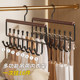 Multifunctional wooden suspender clothes rack to save space