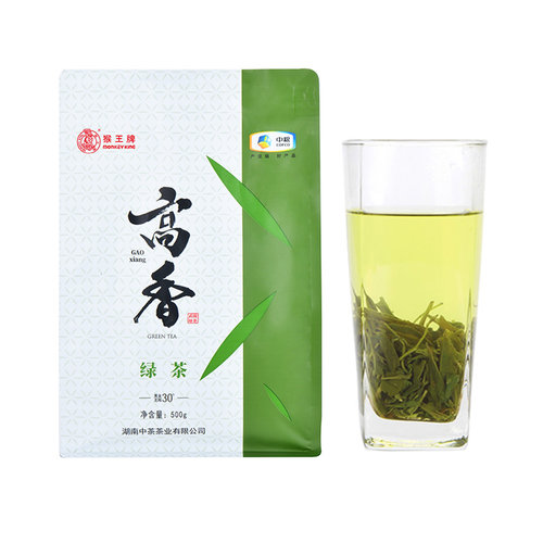 中茶猴王牌武陵绿茶散装500g茶叶绿茶新茶炒青绿茶明前浓香型袋装 - 图0