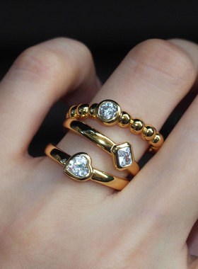 triple tipsy三倍微醺 潘趣系列戒指