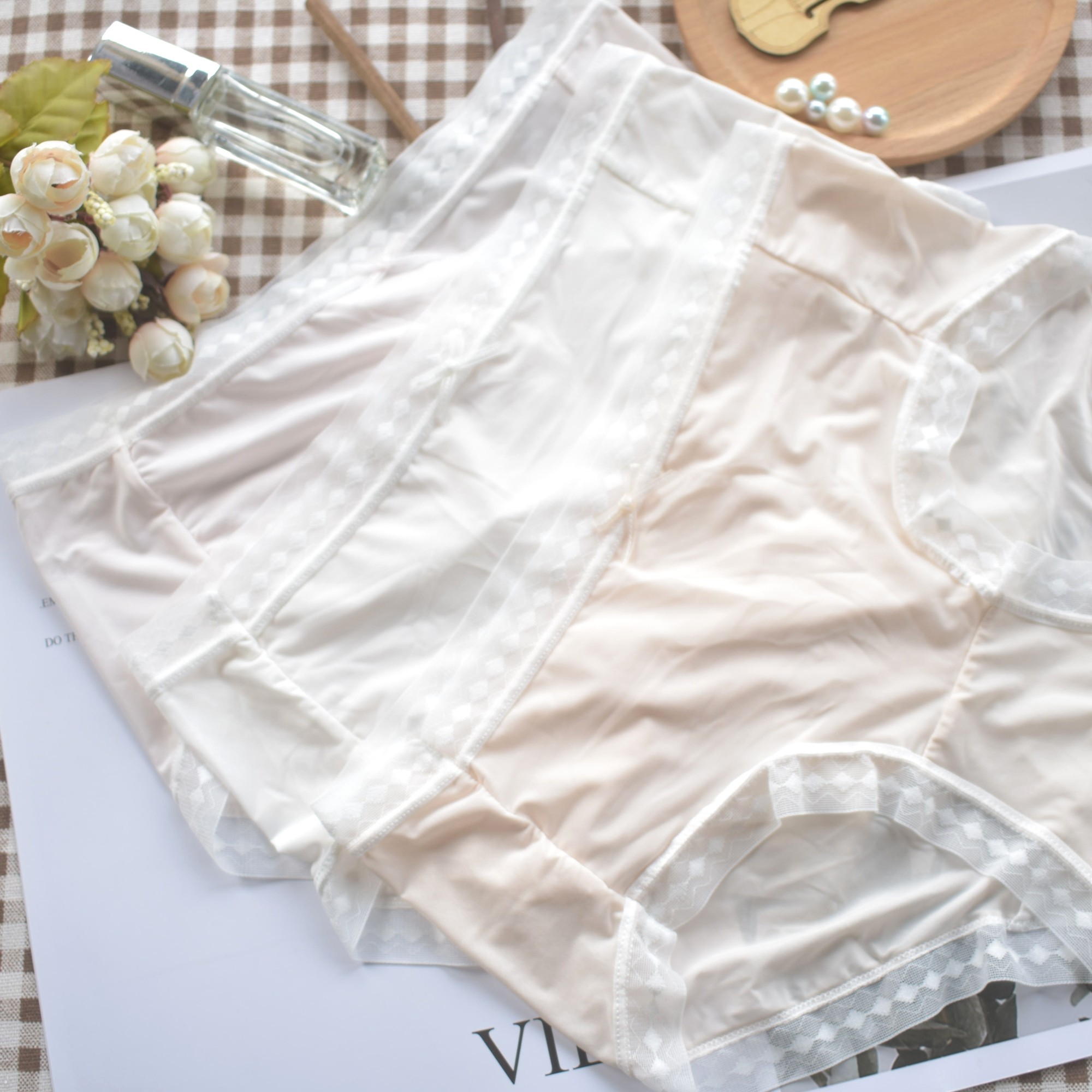 啵啵奶冻 软软丝滑冰丝夏超薄少女生面膜内裤女士无痕抗菌全棉裆,淘宝优惠券,粉丝福利购,淘宝优惠卷