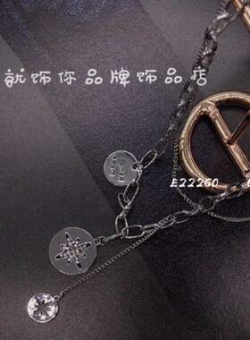 双层欧美ins毛衣链网红