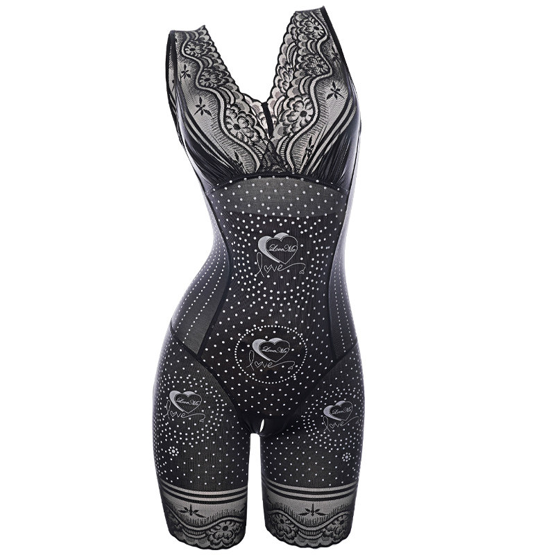 负离子塑身连体紧身燃脂强力内衣 伊梦纤塑身连体衣